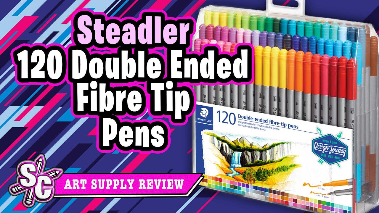Testing & Reviewing Staedtler 120 double-ended fibre-tip pens @Sophie Colours  Sophie Colours
