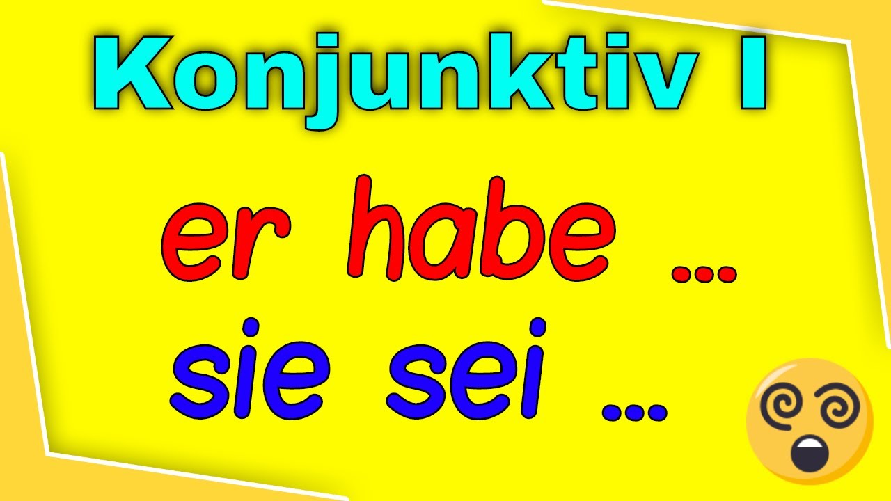 Konjunktiv I - indirekte Rede