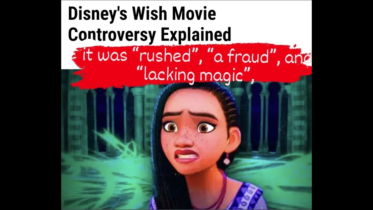 Why did people hate Disney's movie Wish?