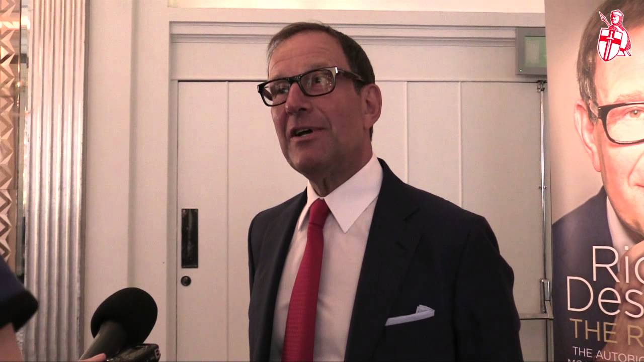 Richard Desmond interview at his The Real Deal book launch