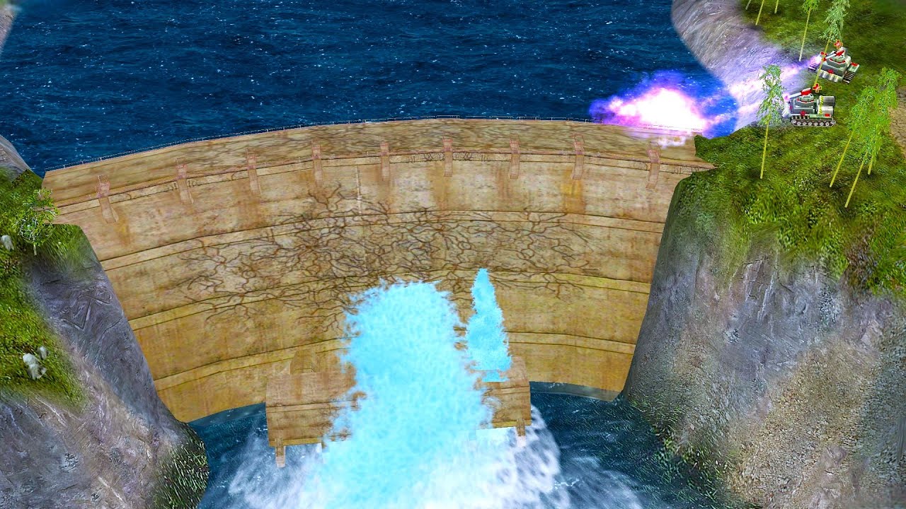 Китайская Республика отвечает на действия НОАК шоковым ударом по плотине | C&C Generals Zero Hour...