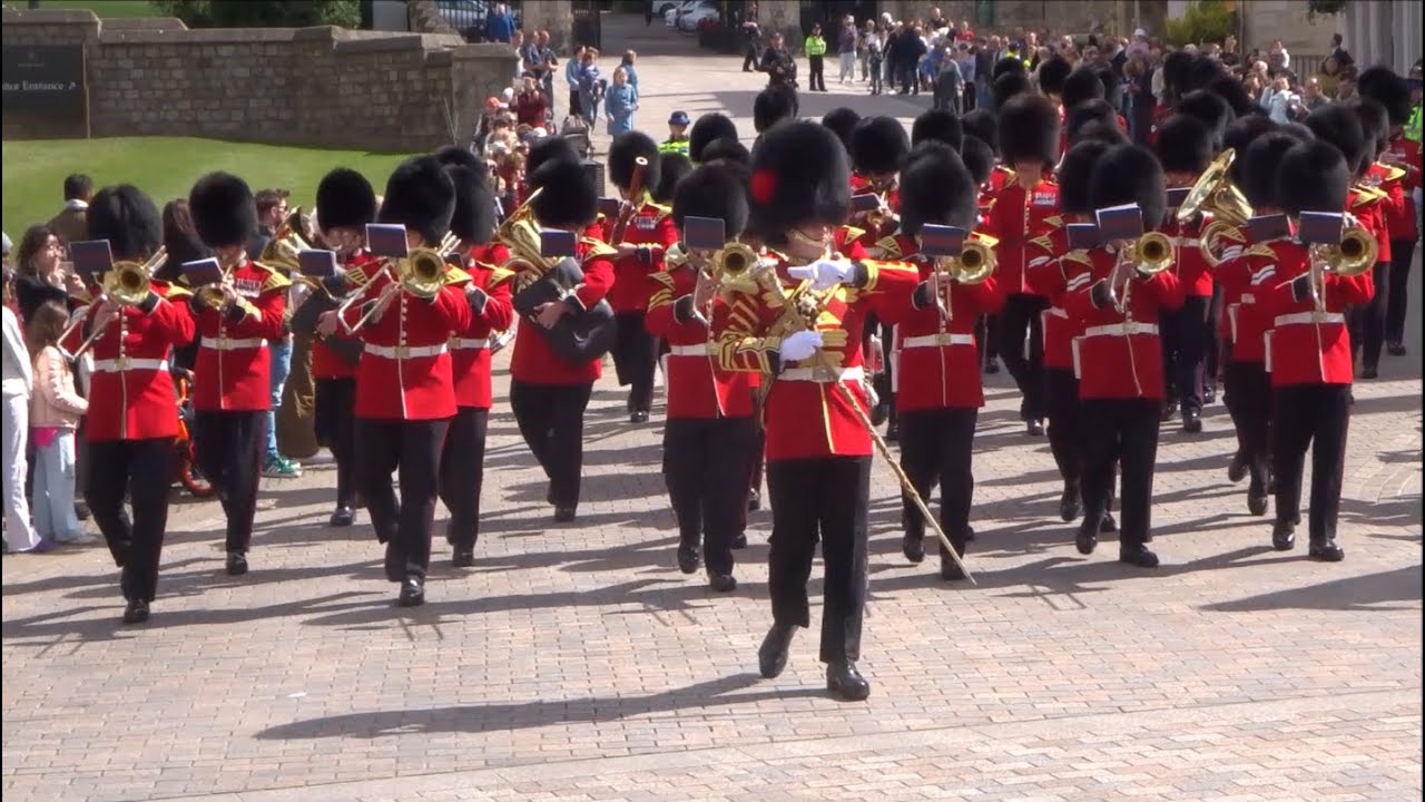 Changing the Guard at Windsor Castle - Tuesday the 22nd of April 2025
