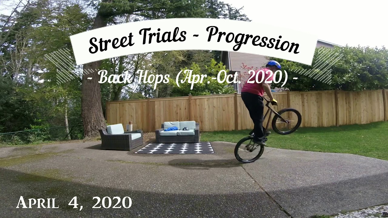 Street Trials: Learning to Back Tire Hop