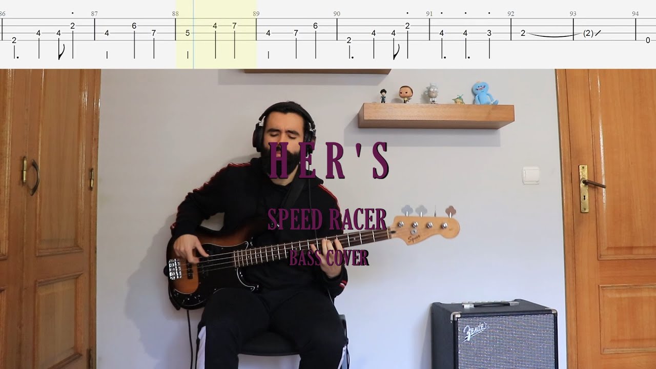 Her's // Speed Racer [Bass Cover + Tabs]