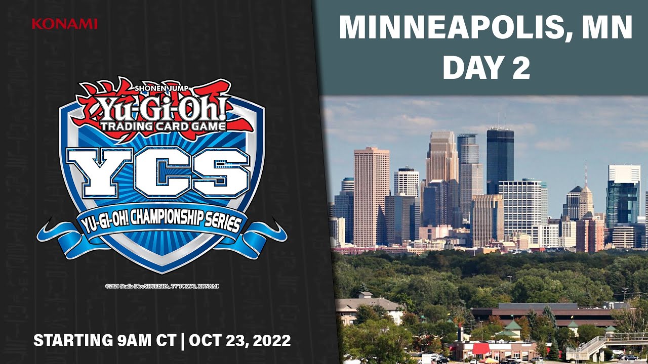 Welcome to Day 2 of the Yu-Gi-Oh! TCG YCS in Minneapolis!