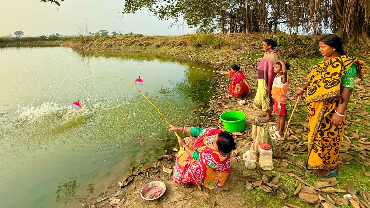 Fishing Video 😱|| Fishing techniques are very simple if the right method is known || Village fishing