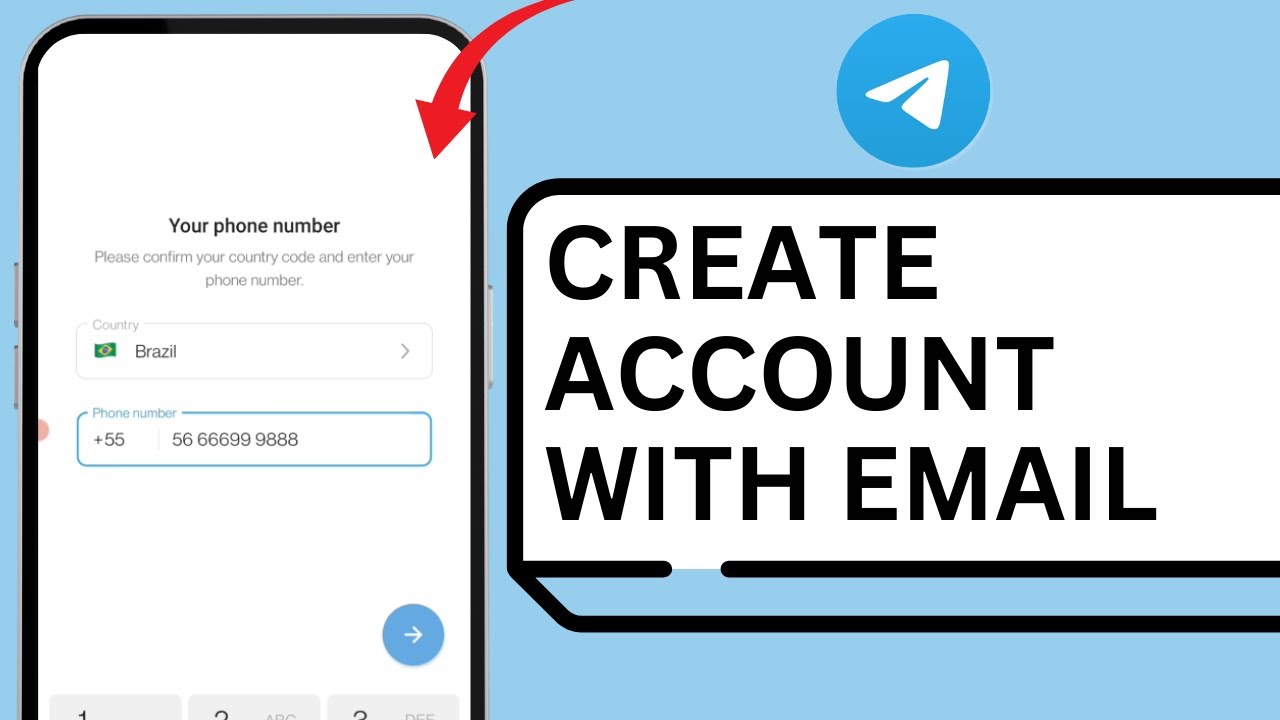 HOW TO OPEN TELEGRAM ACCOUNT WITH EMAIL
