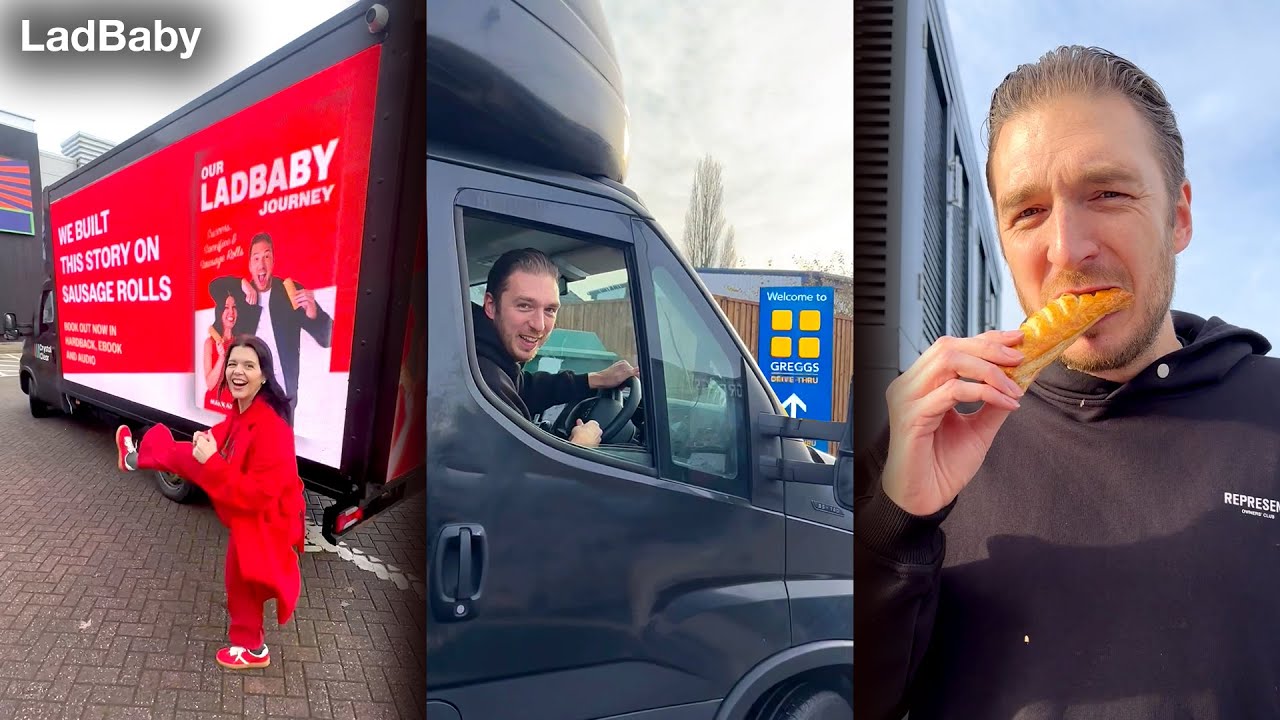 Taking a singing van to a Greggs Drive-thru 🤣🎤