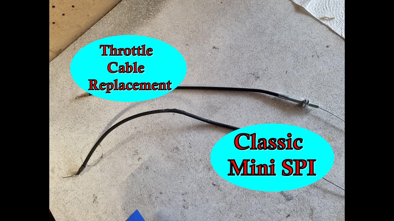 Classic Mini SPI: замена троса дроссельной заслонки