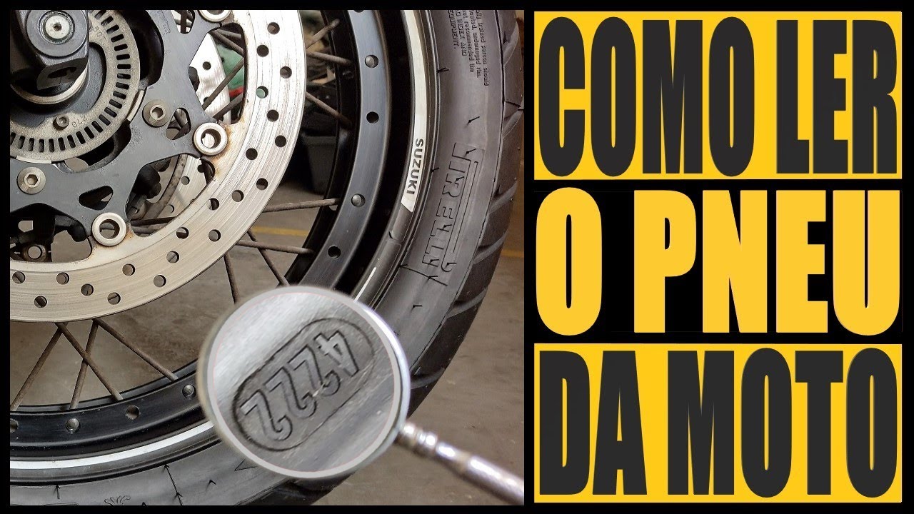 Como saber o significado das letras e números de um pneu de moto