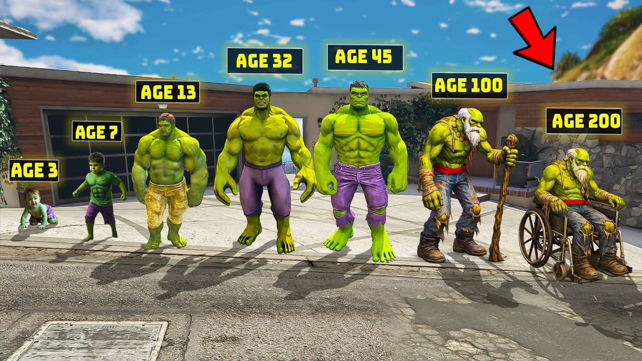 Becoming HULK STUDENT in GTA 5!