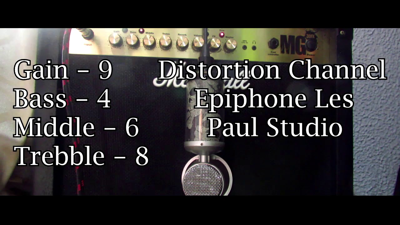 Video demostración - Marshall MG30FX