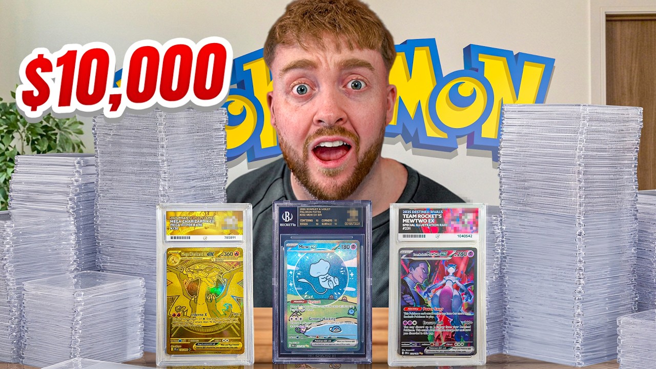 I Graded My MOST Expensive Pok&eacute;mon Cards For The First Time!