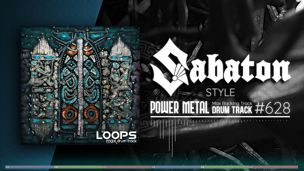 Power Metal Drum Track / Sabaton Style / 125 bpm