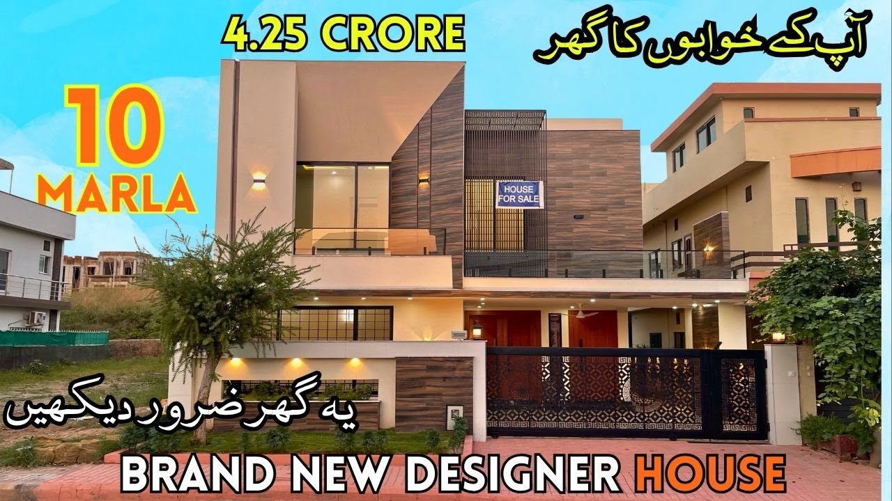 4.75 Cr New 10 Marla Designer House Bahria Town Phase 8 Rwp