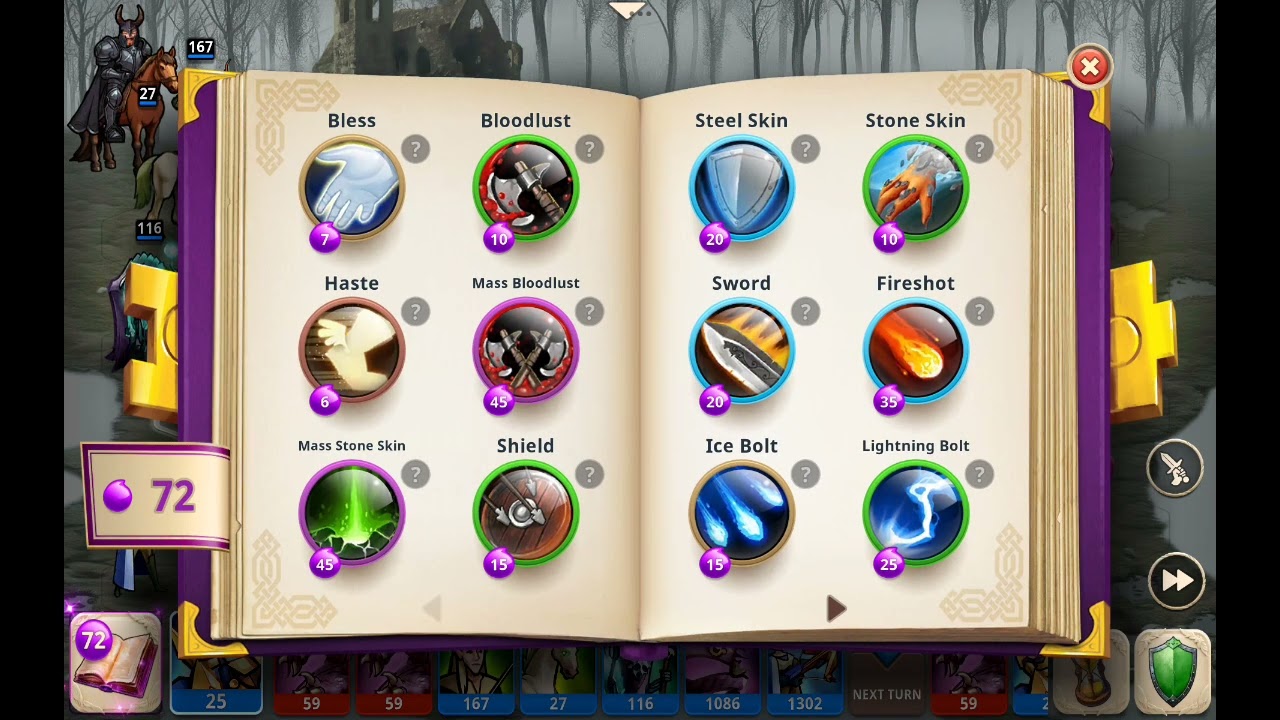 Heroes magic world turn based tactics conflux quest battle, raise heroes level, & get more resources