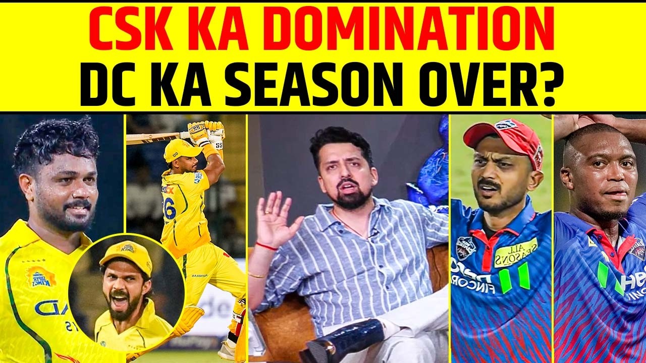 CSK KA DOMINATION, DELHI CAPITALS KA SEASON OVER? #cskvsdc #sanjusamson #ipl2026