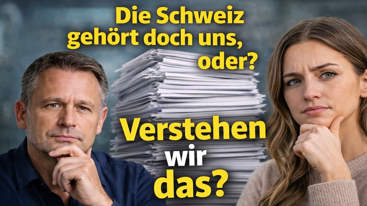 Die Schweiz geh&ouml;rt ihren B&uuml;rgern &ndash; verstehen wir diesen tausendseitigen Vertrag &uuml;berhaupt?