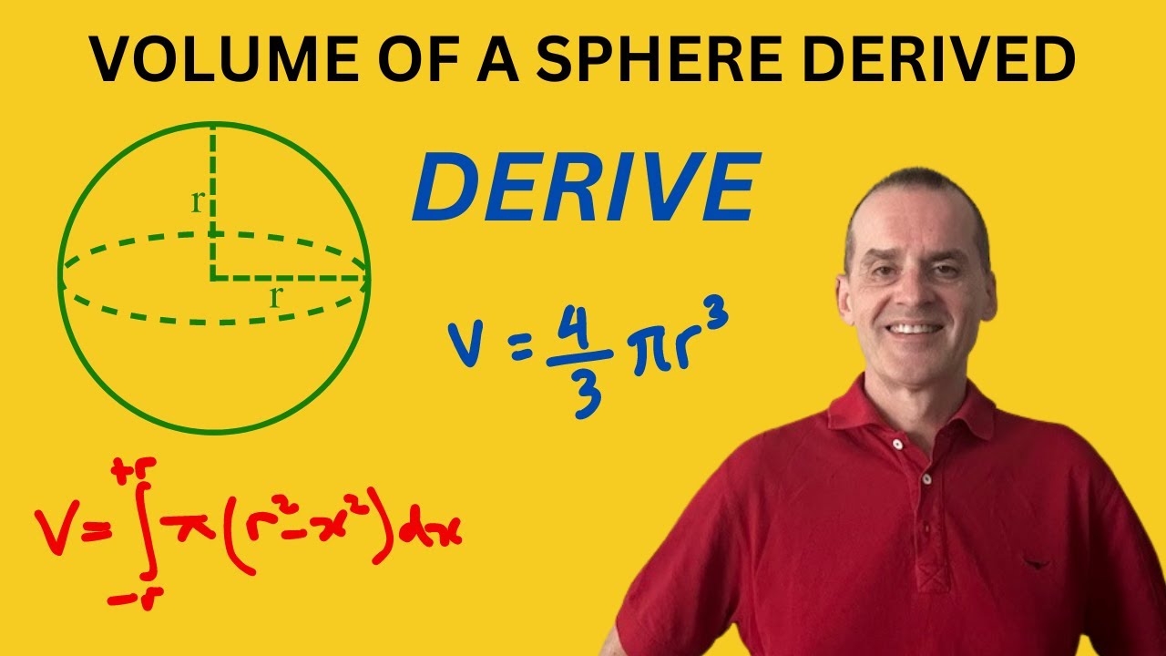 Volume of a Sphere | Derive the Volume of a Sphere using Integration