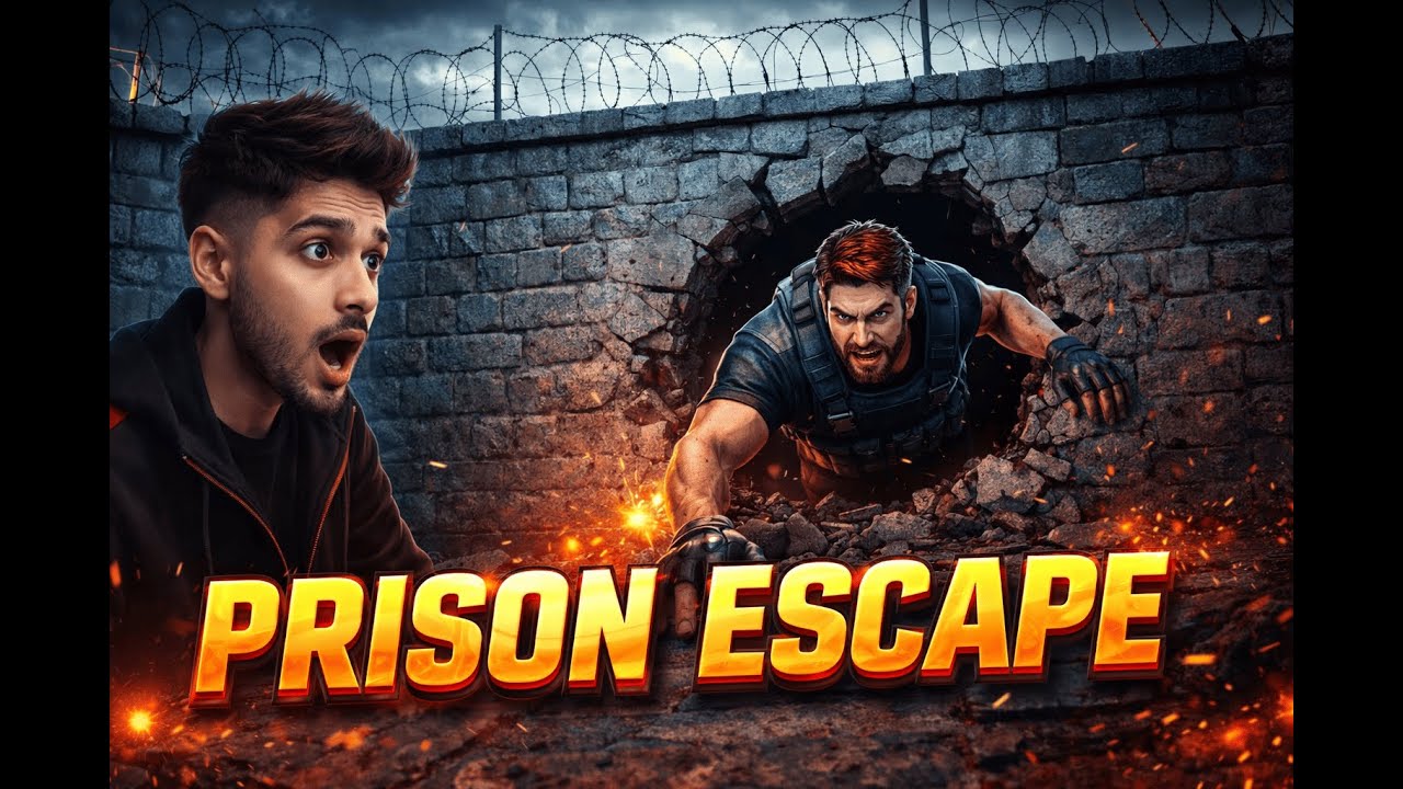 “Techno Gamerz Style Prison Escape on Mobile  Full Gameplay”