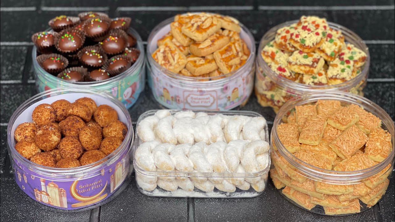 1Kg Terigu 6 macam cookies tanpa timbangan tanpa cetakan