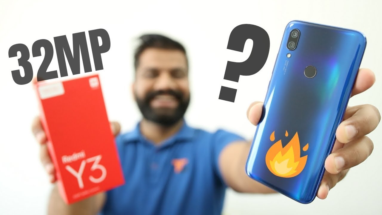 Redmi Y3 Unboxing & First Look - 32MP Selfie - Best Budget Selfie???