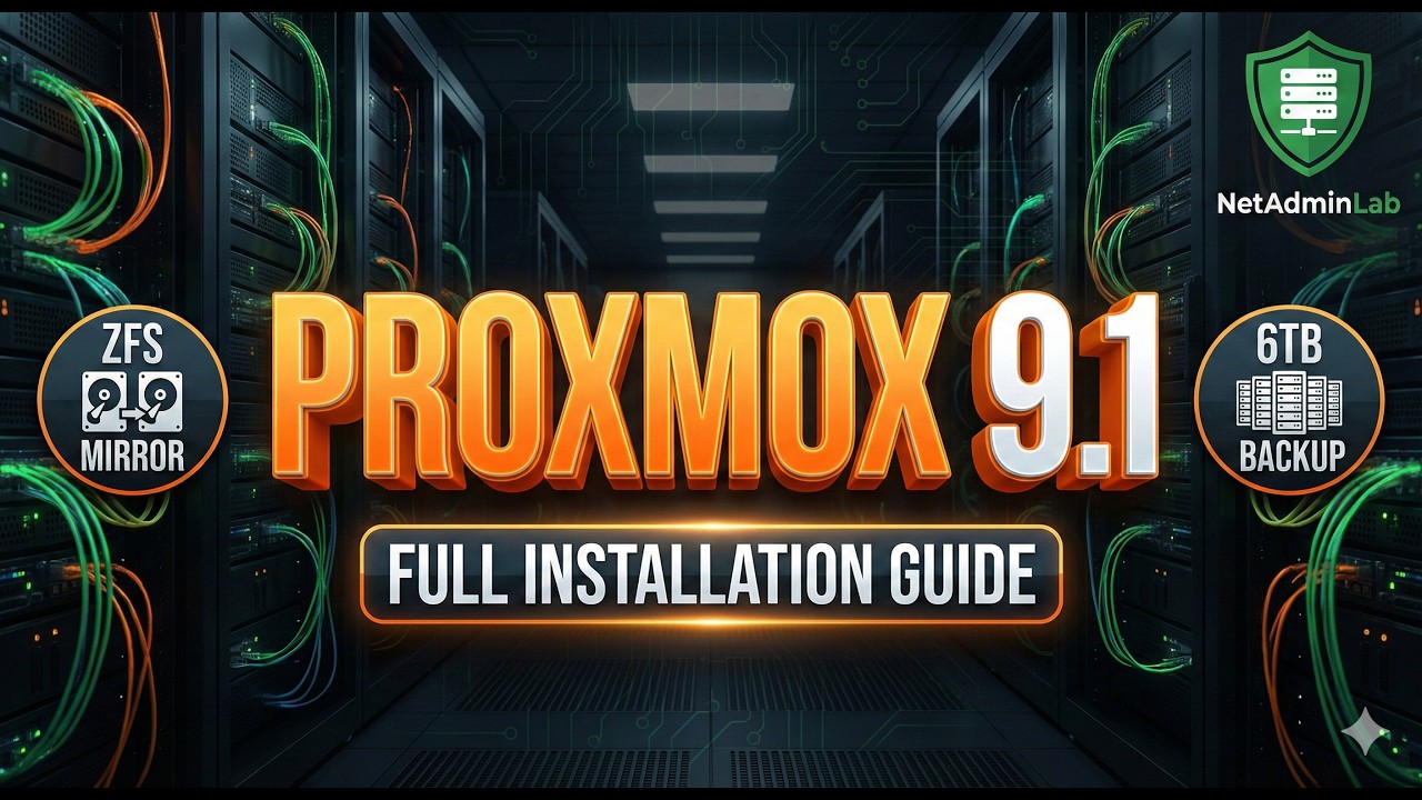 Leaving VMware? Proxmox 9.1 Full Installation Guide (2026) How to