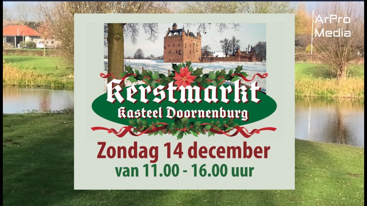 Doornenburg  -  Kerstmarkt op het Kasteelplein