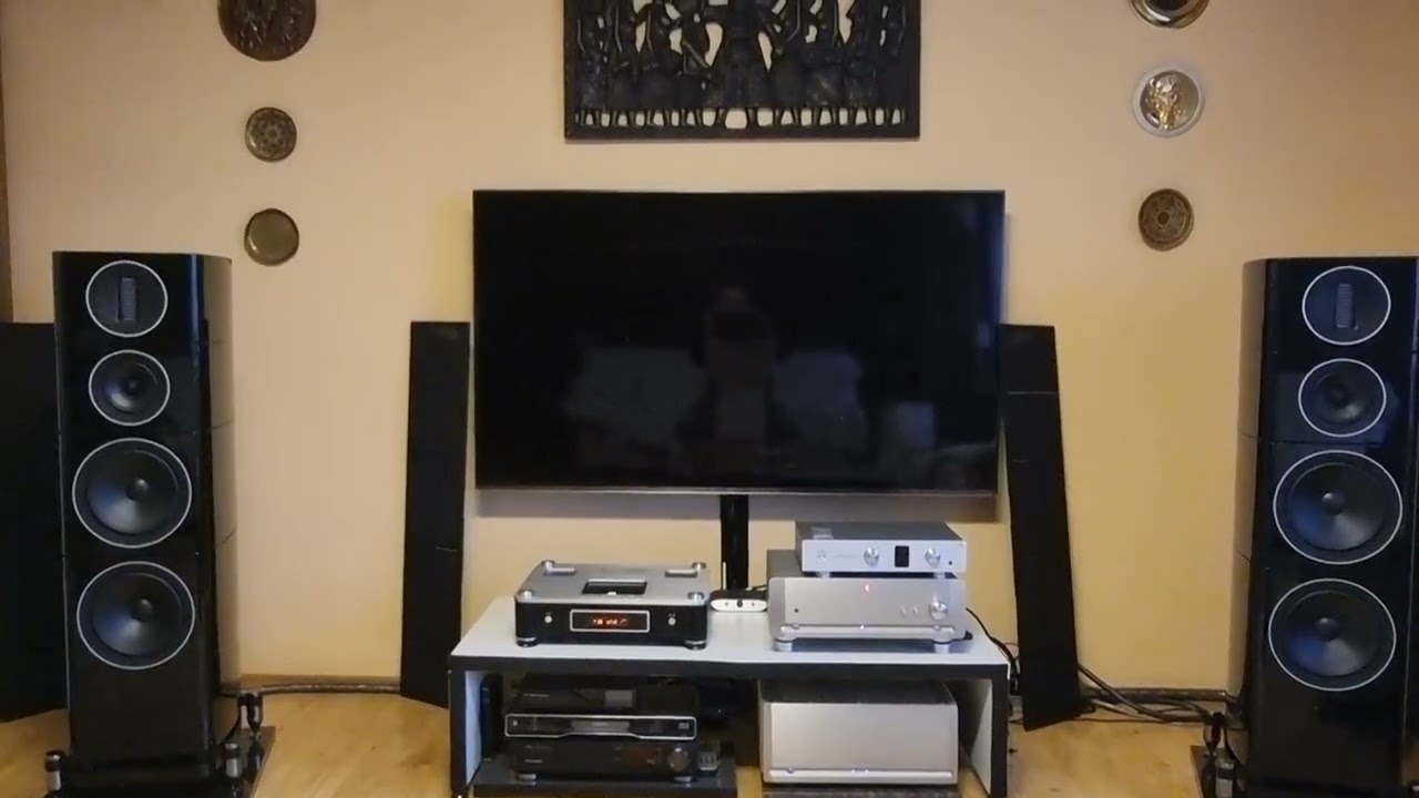 Wharfedale Elysian 4, Parasound JC2, Parasound JC5, TAC C-60, Acoustic Zen Absolute Silver Cables