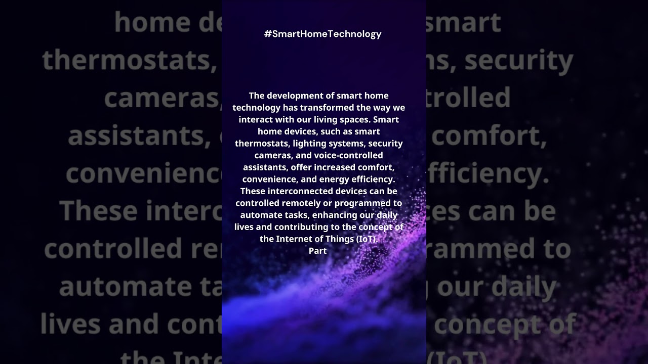 Technology Facts Series - Fact No. 33 #shorts #facts #technologyfacts #SmartHomeTechnology