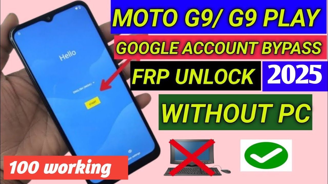 Moto G9 Play FRP Bypass 2025 | No PC Needed | 100% Working Easy Method