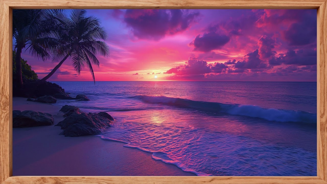 Tropical beach / TV Display 4K