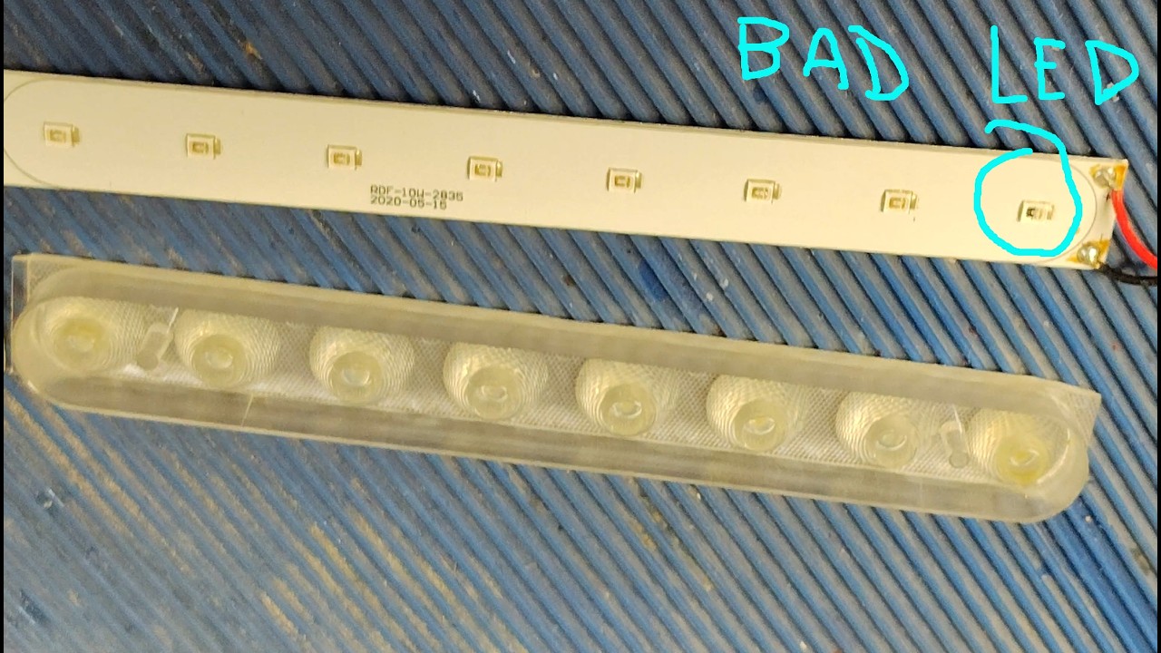 Blacklight problems - LED's went bad