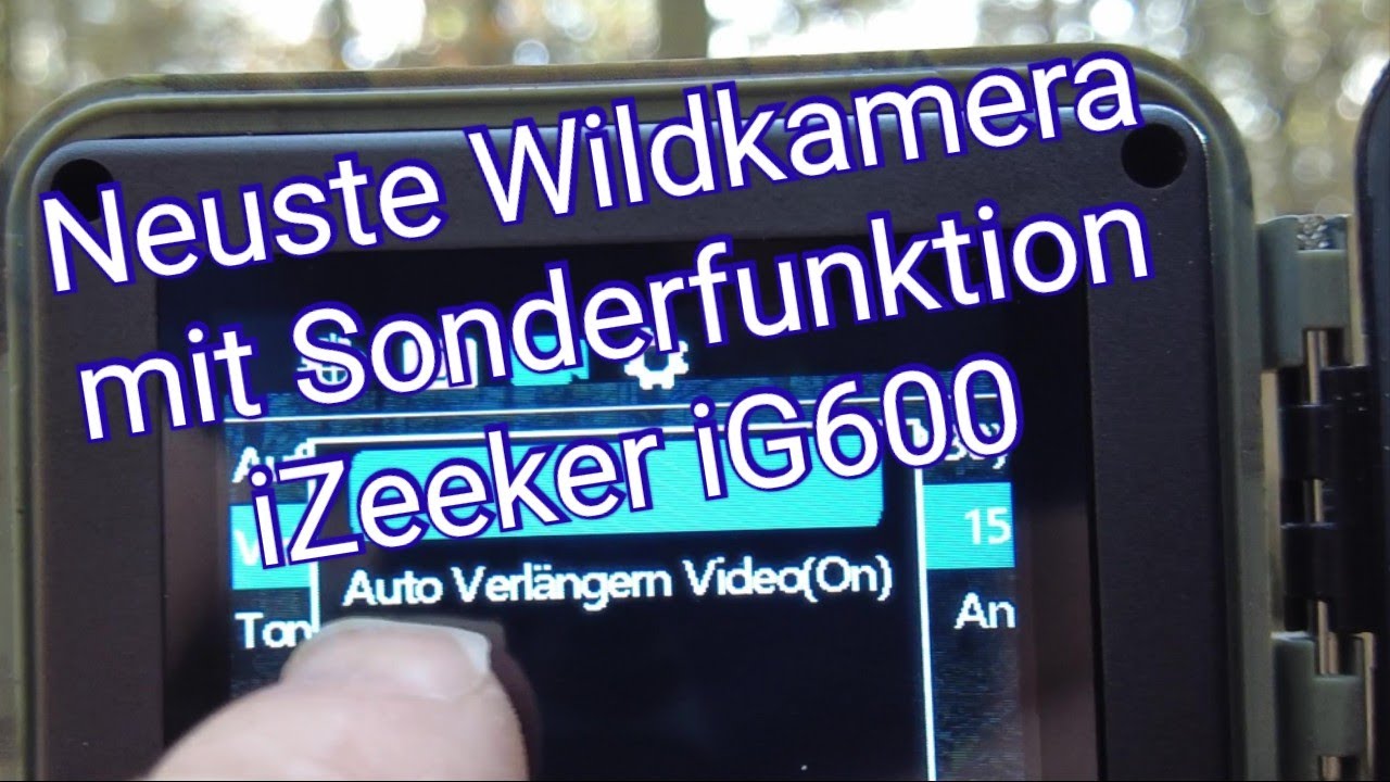 Neuste Jagdkamera mit Sonderfunktion iZeeker iG600 getestet