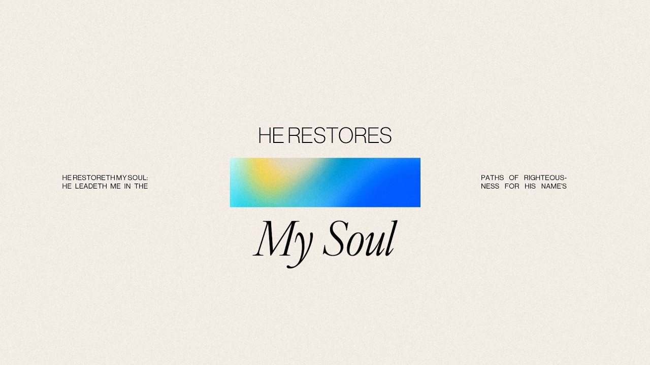 A Time for Restoration // Rachel Oliver-Childress