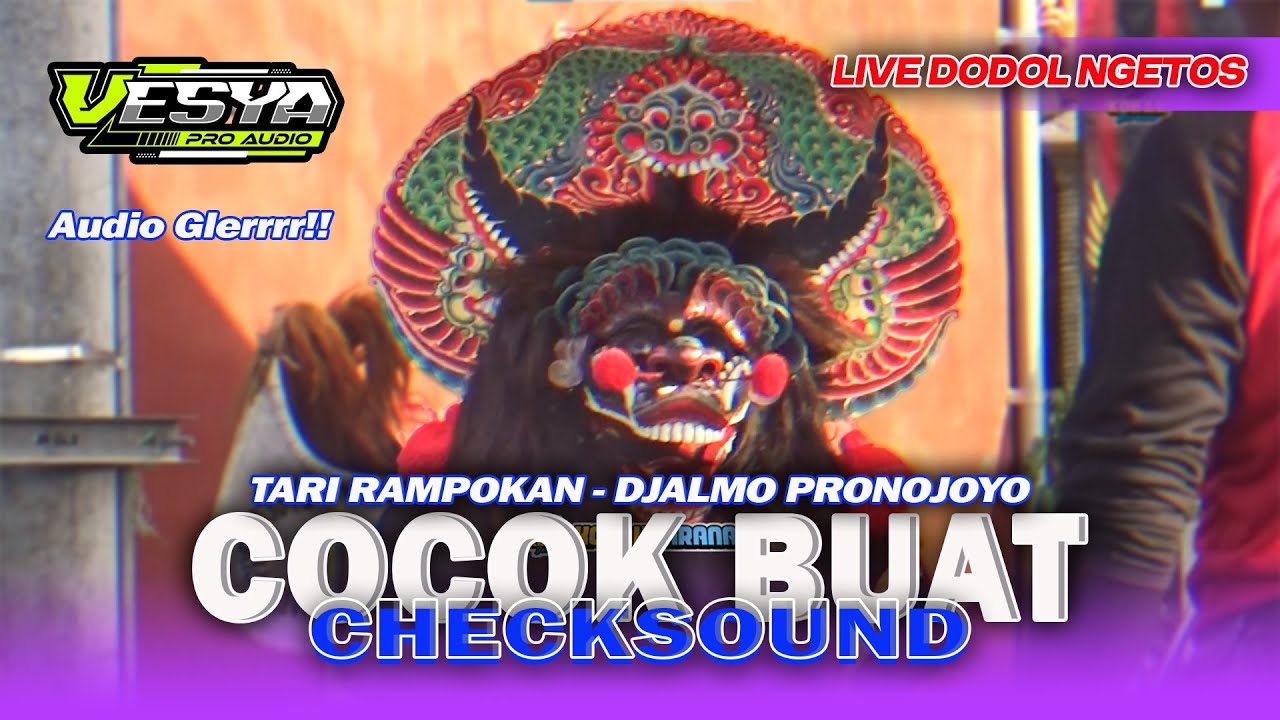 VESYA AUDIO | Tari Rampokan Jaranan DJALMO PRONOJOYO Live Dodol Ngetos 2025