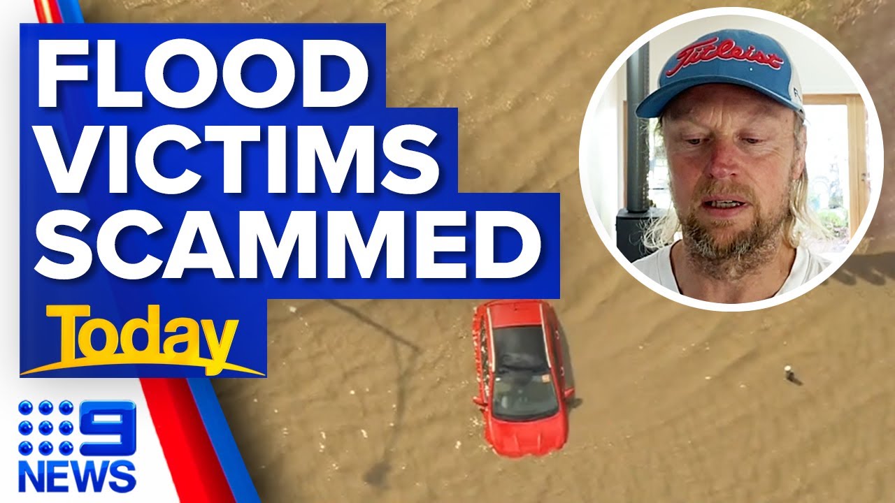 Flood victims scammed out of disaster aid | 9 News Australia