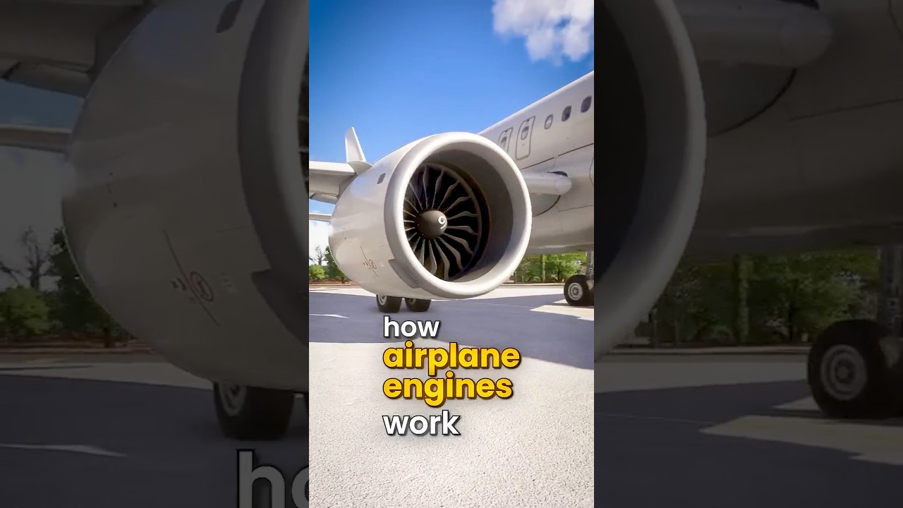 Как работают авиационные двигатели! | Объясняем за 30 секунд (издание Turbofan)