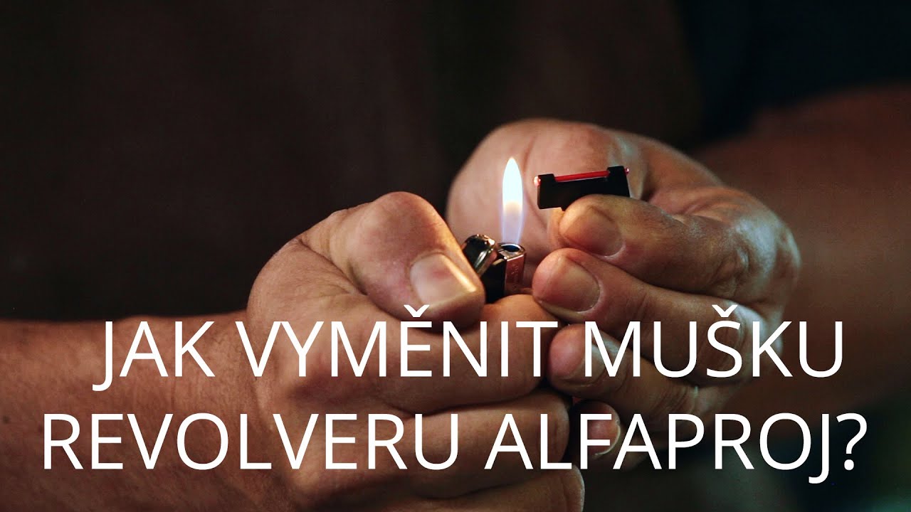 Jak vyměnit mu&scaron;ku revoleveru ALFAPROJ? | How to change a revolver's front sight?