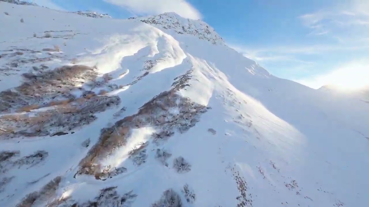 Winter Kyrgyzstan FPV Drone | 2-Minute Cinematic Flight Through Underrated Snow Valleys
