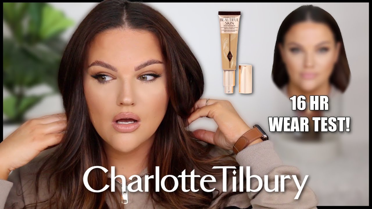 Charlotte Tilbury Beautiful Skin Foundation 16 HR WEAR TEST + Review!