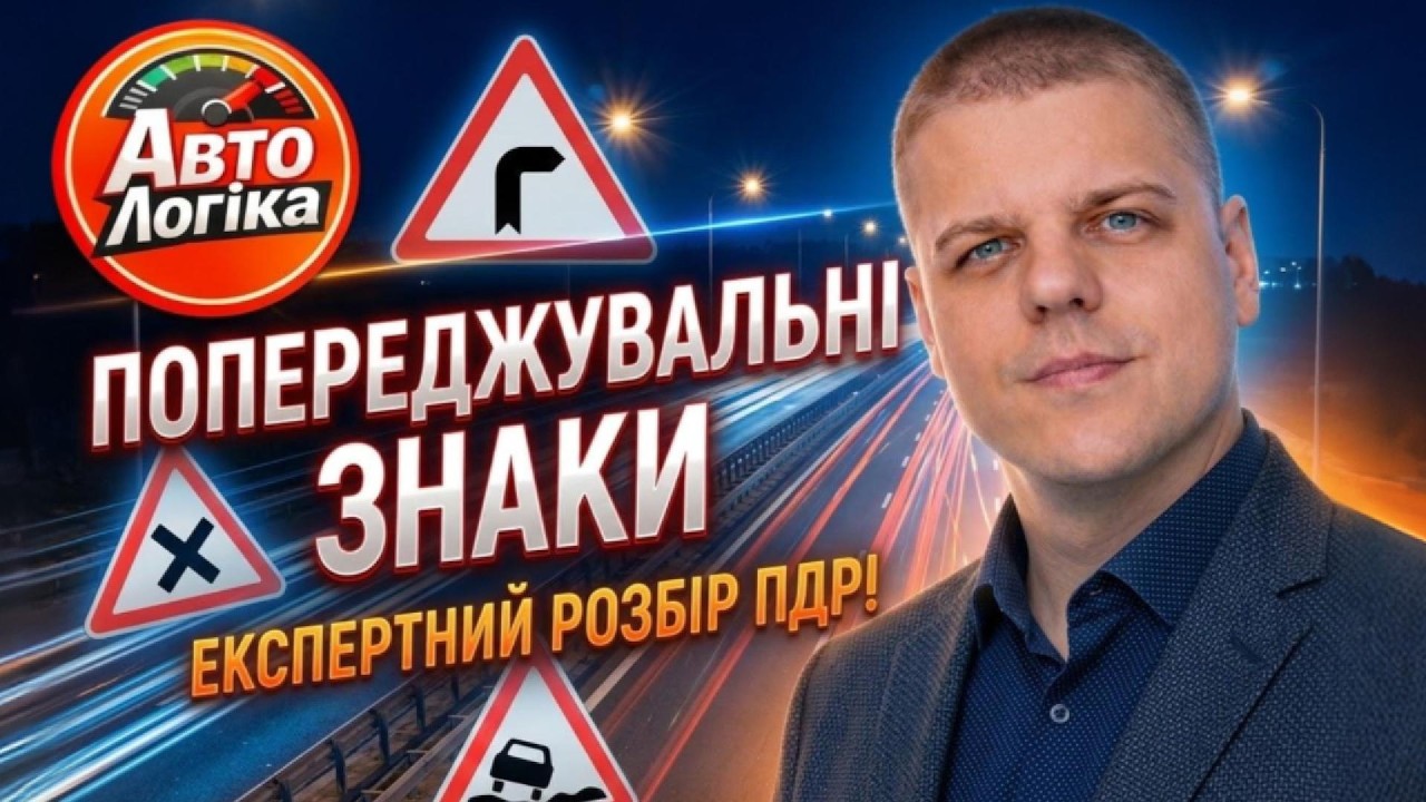 Заняття №5 (частина 2). Попереджувальні знаки | Теоретичний курс підготовки з ПДР | Автологіка