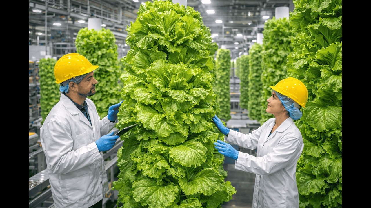 Vertical agricultural plant automation | Future Tech Factory