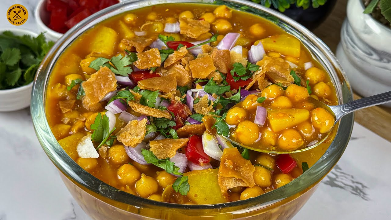 Most Delicious Kathiawari Cholay Recipe | Ramzan Special Kathiawari Choley