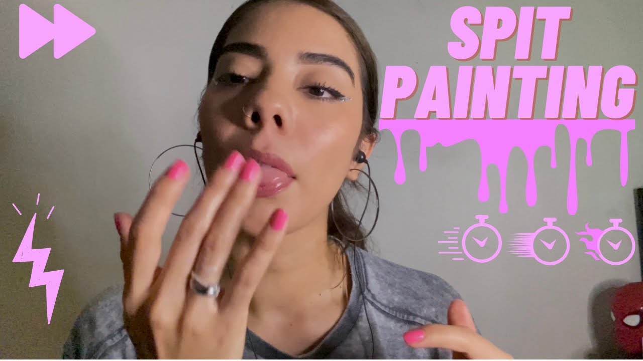 ASMR | Sp1t Painting ✨ Extra R&aacute;pido ⚡️🩷