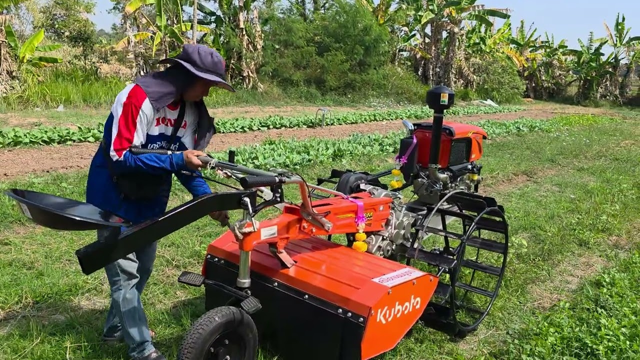 ออกงานวันแรก. #รถไถนาพรวนดิน Kubota Zt155 รถไถนาเดินตามคูโบต้า 0808432910