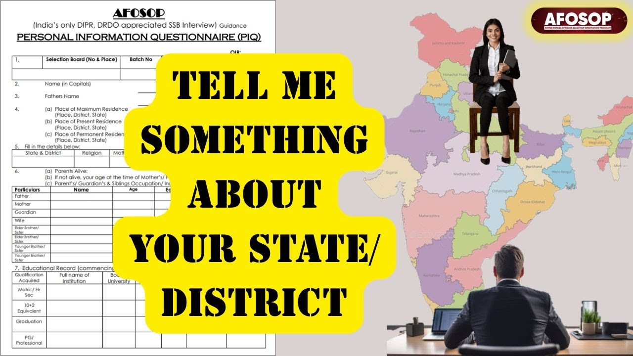 PIQ I TELL ME SOMETHING ABOUT YOUR STATE/ DISTRICT I BY LT COL GANESH BABU I ex-GTO 21 & 11 SSB