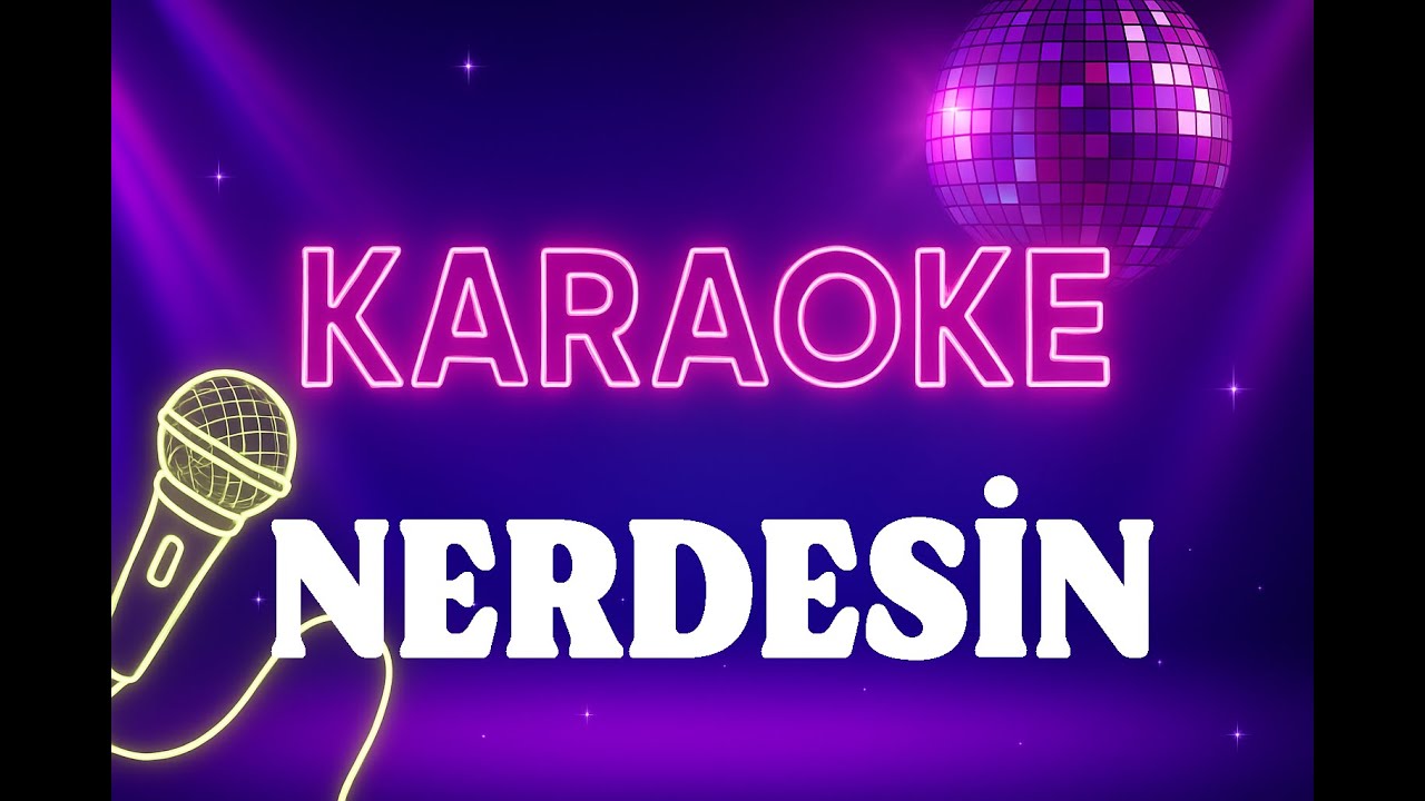 İsmail YK - Nerdesin KARAOKE