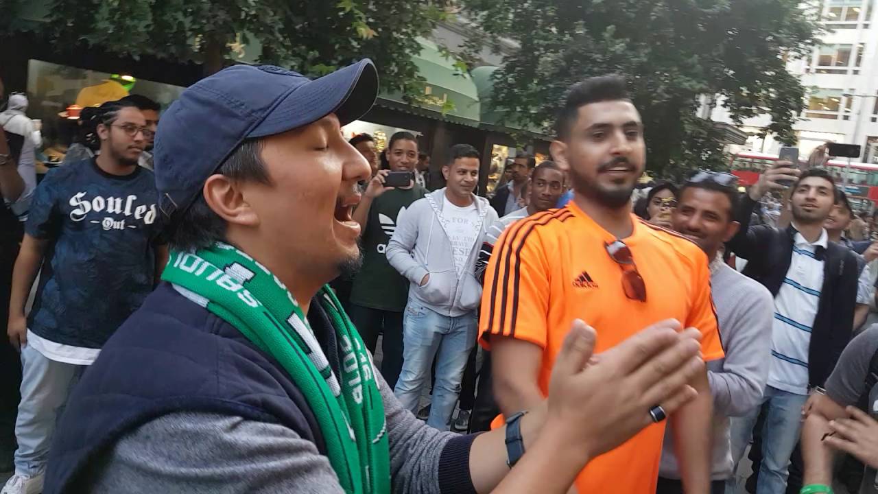 اسمعني ياهلالي من وسط لندن 💚🏆👑