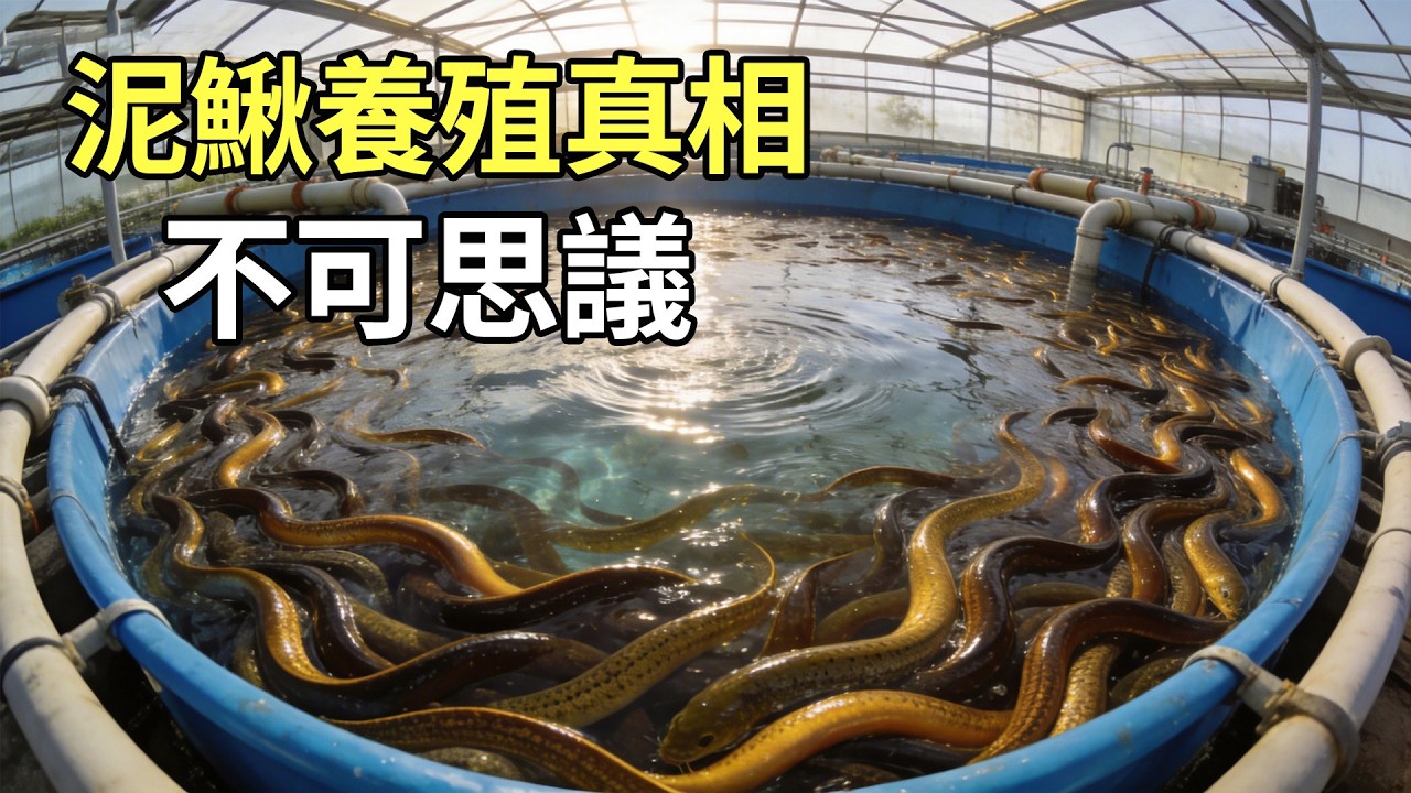 揭秘年產百萬斤的台灣泥鰍工廠：從人工受精到全自動分揀，這規模太强了！#台灣泥鰍#水產養殖#農業科技#致富經
